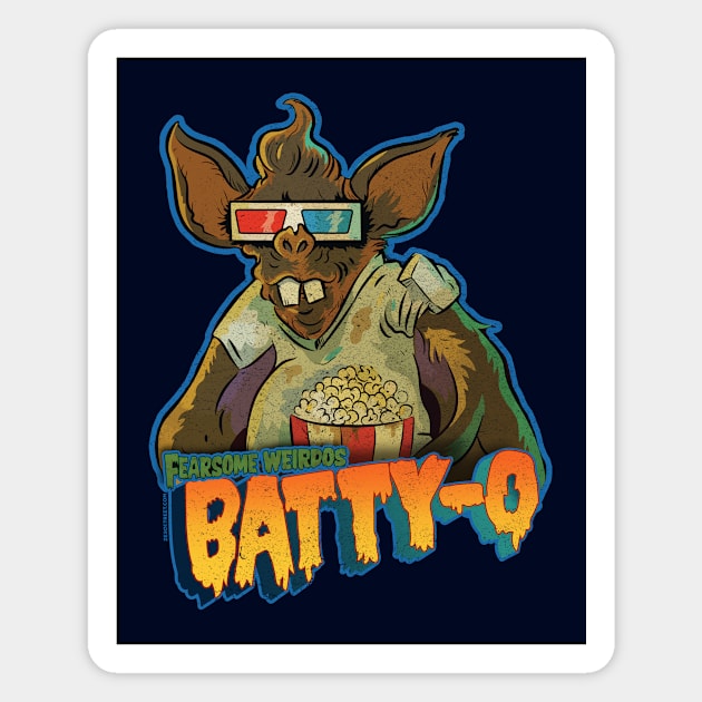 Batty-O Magnet by zerostreet